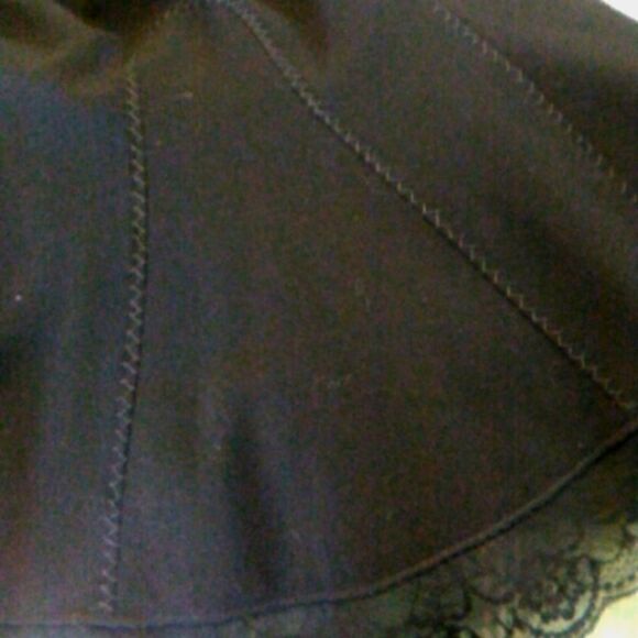 Elie Tahari Black Gusseted Full Skirt - Picture 9 of 14